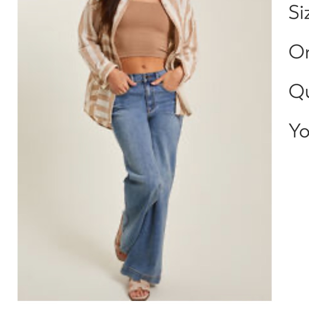 Altar’d State Loose Flare Jeans